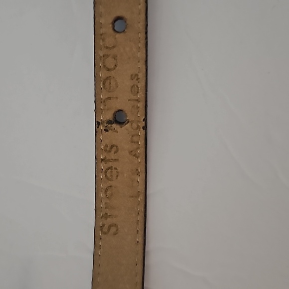 Streets Ahead  Belt Metal Design Detail sz M Black Pre-owned - Picture 4 of 8